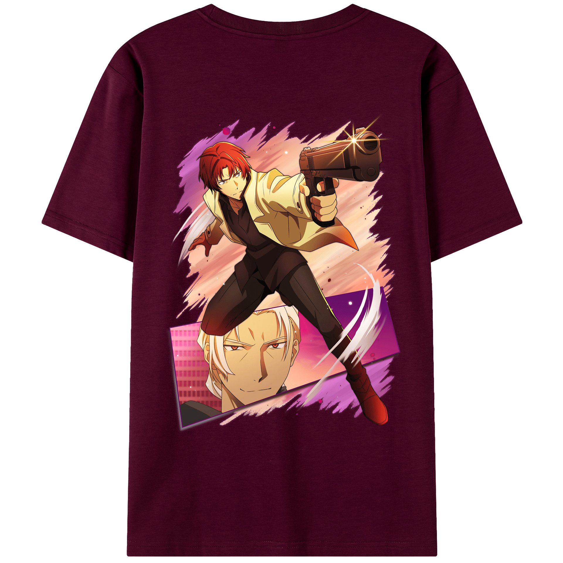 （画像用） 文豪ストレイドッグス Bungo Stray Dogs レディース半袖Tシャツ(バックプリント)